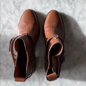 Coach Brown Leather Heeled Boots